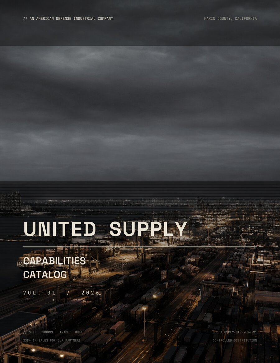 United Supply Capabilities Catalog, Volume 01, 2026